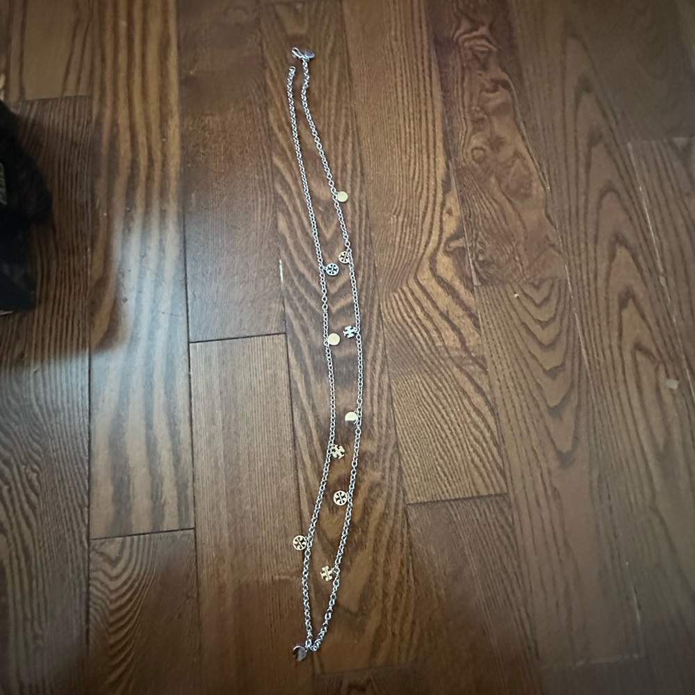 Tory Burch Silver and Gold Necklace